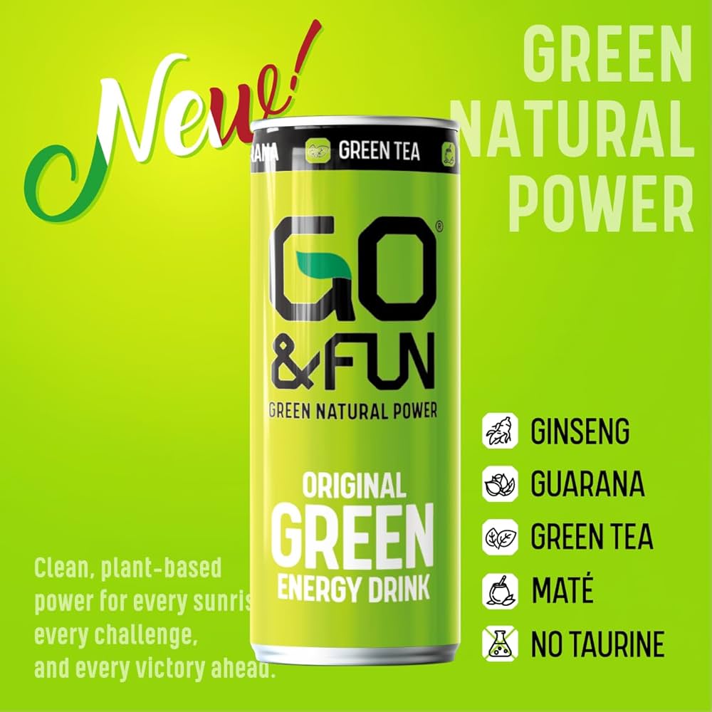 Amazon.co.jp: GO&FUN GREEN ENERGY DRINK : 食品・飲料・お酒